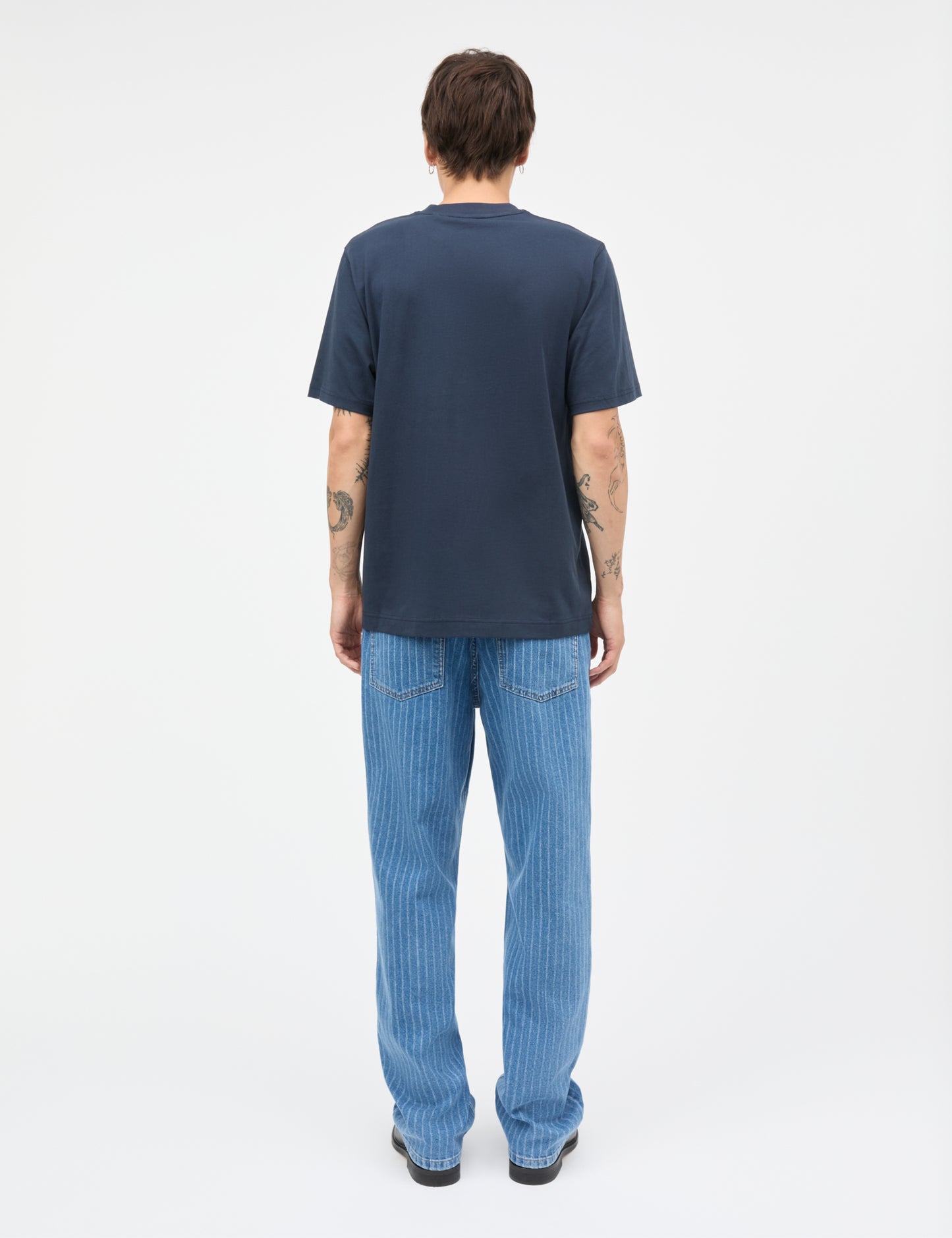 Cotton Jersey Frode Patch Tee, Parisian Night