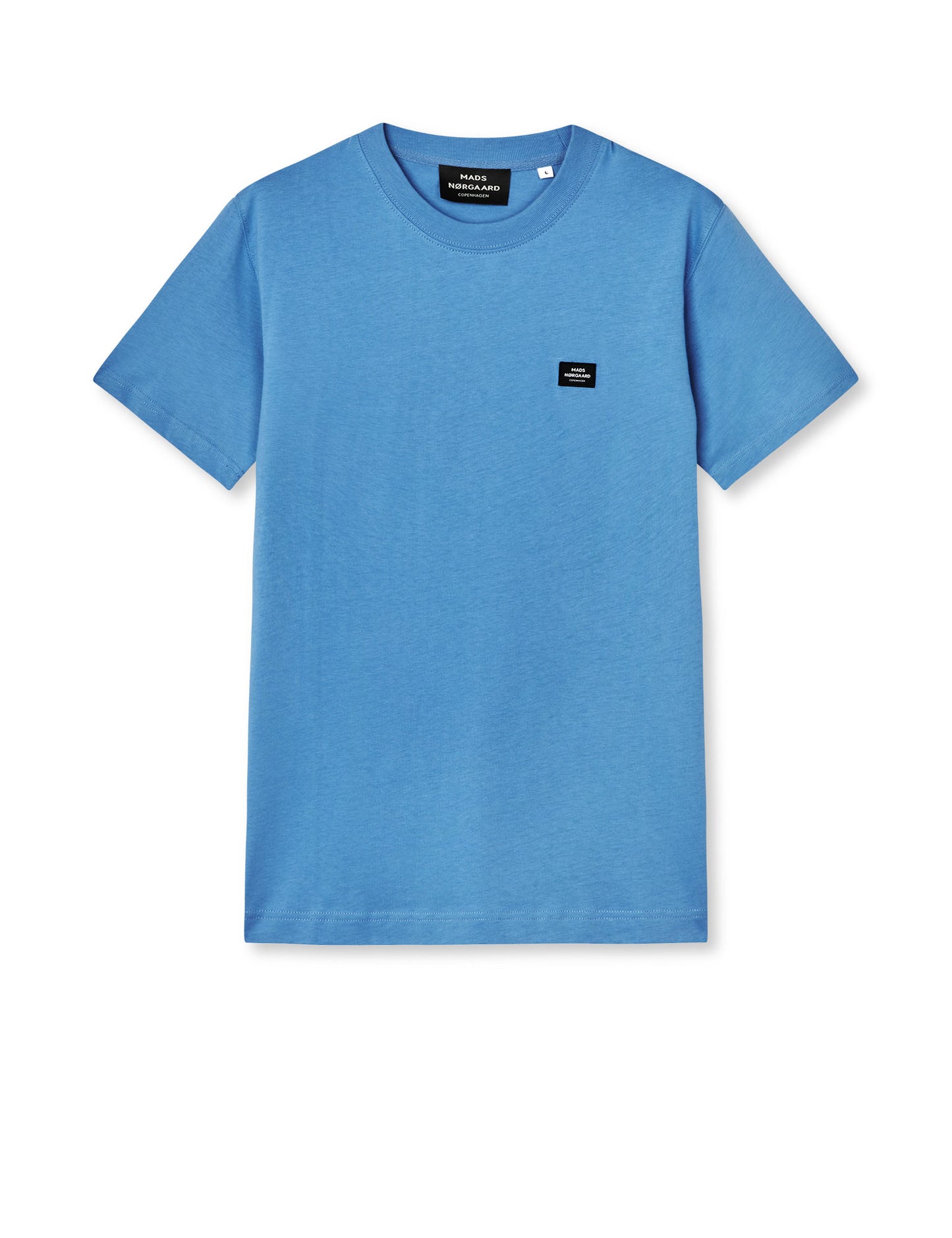 Cotton Jersey Frode Patch Tee, Riviera