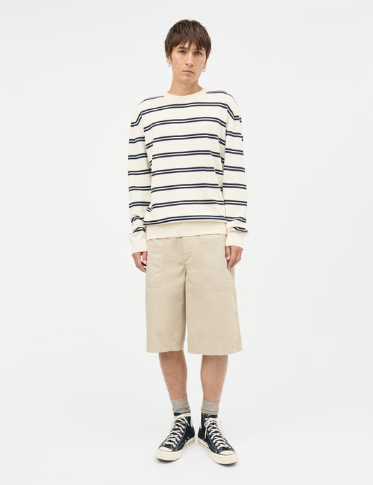 Tight Cotton Karsten Knit ST., Vanilla Ice/Sky Captain