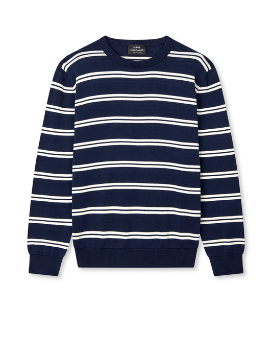 Tight Cotton Karsten Knit ST., Sky Captain/Vanilla Ice