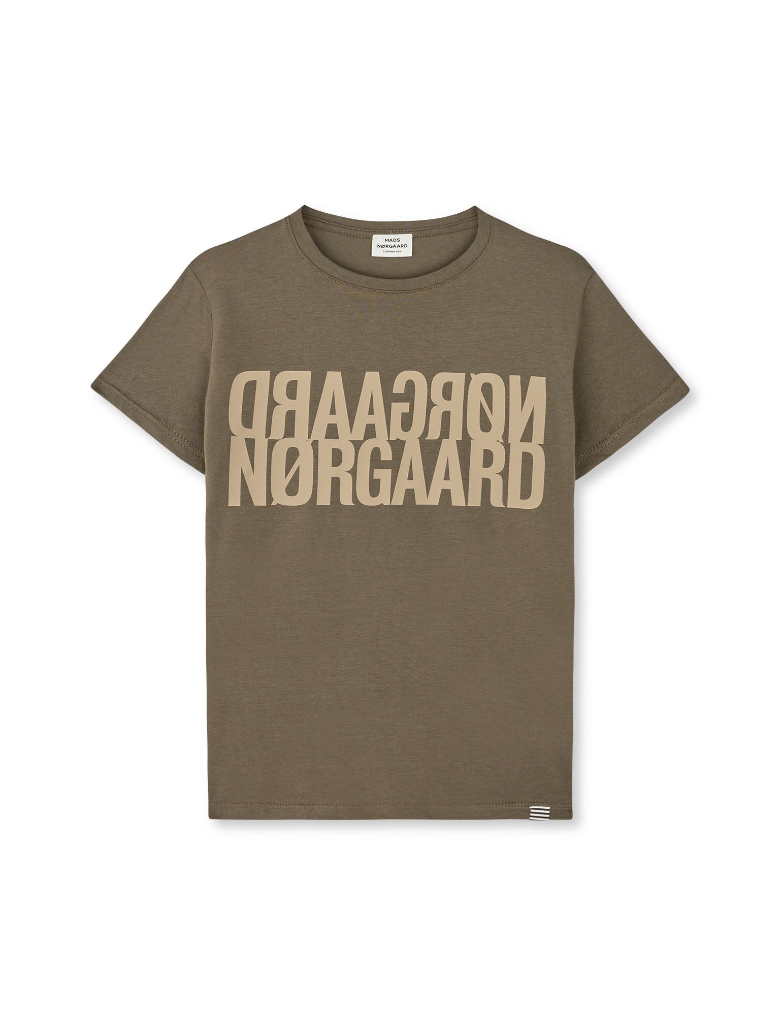 Single Cotton Tuvina Tee, Tarmac – MADS NØRGAARD – COPENHAGEN