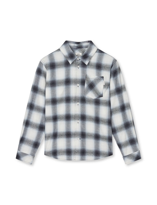 Flannel Check Svano Shirt, Sky Captain CH.