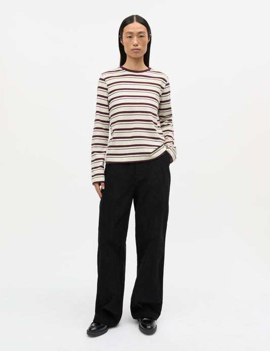 Pretty Cord Carly Pants, Black