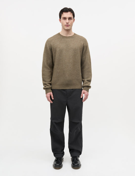 Alpaca Wool Vilhelm Knit, Tarmac