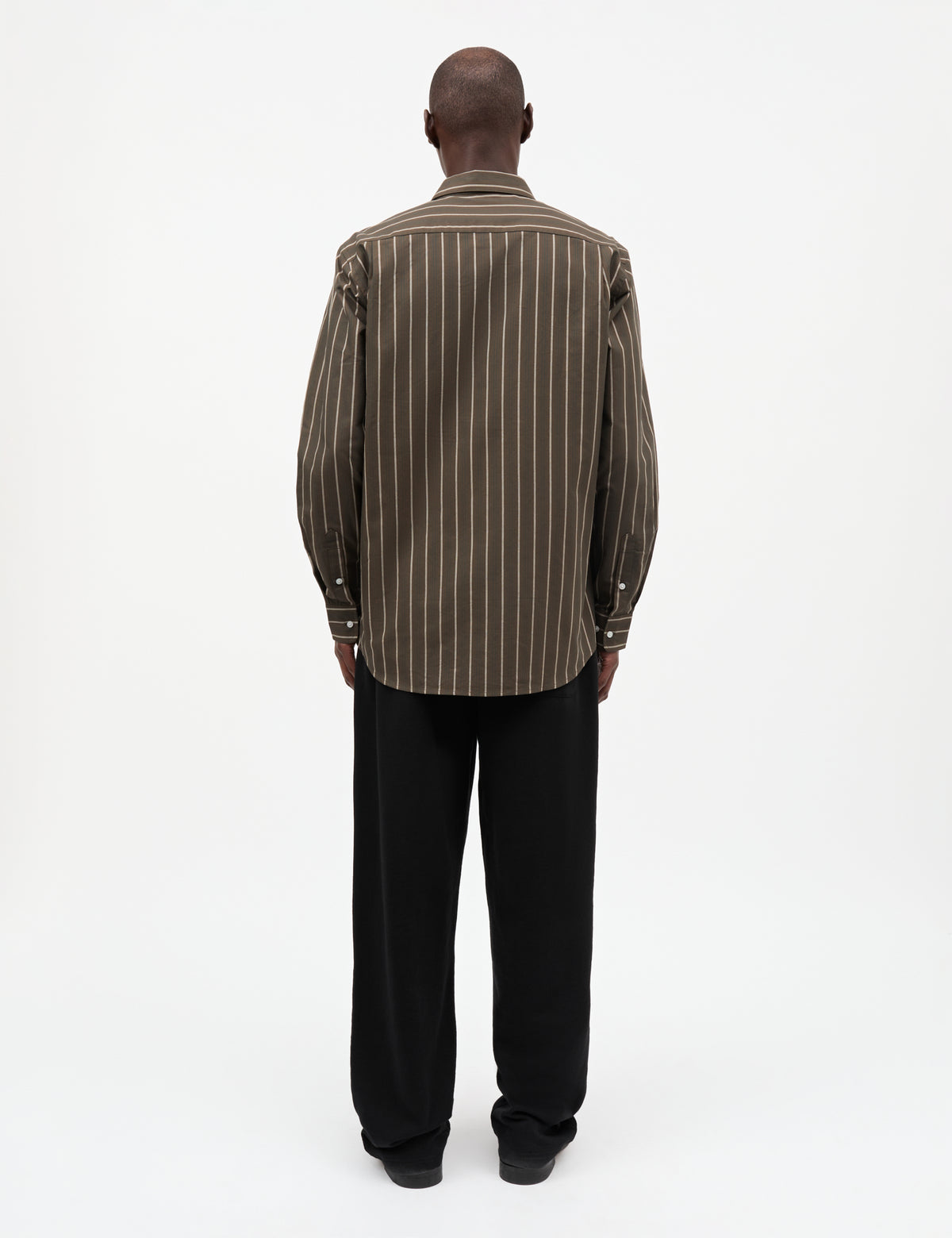 Oxford Sune Stripe Shirt BD FAV, Turkish Coffee/Sky Captain