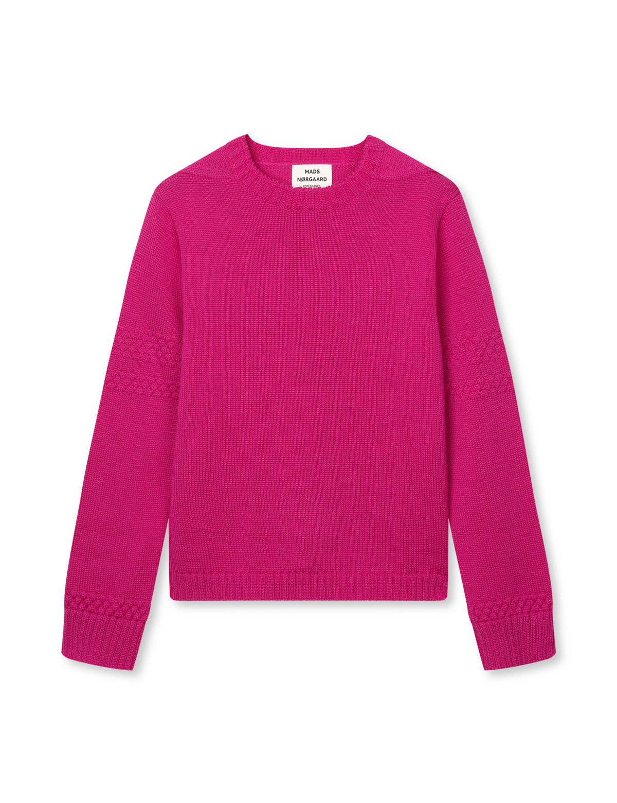 Wool Karoline Sweater, Rose Violet