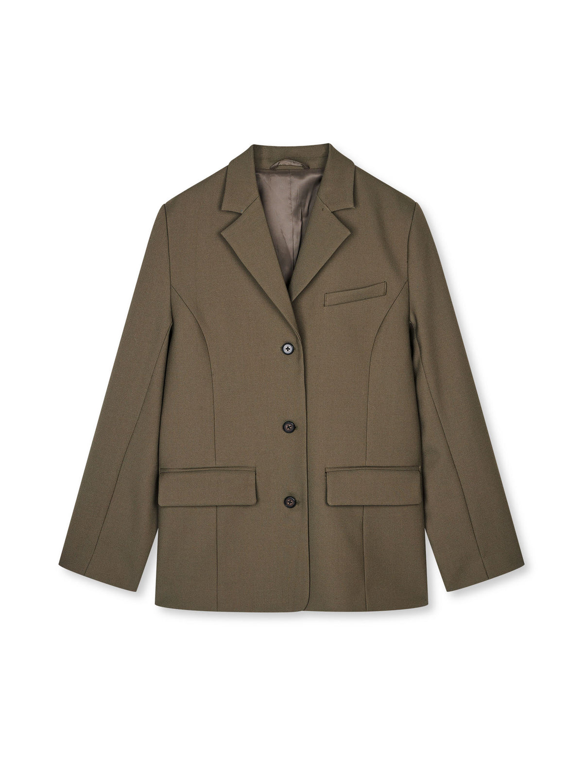 Super Twill Less Blazer, Tarmac