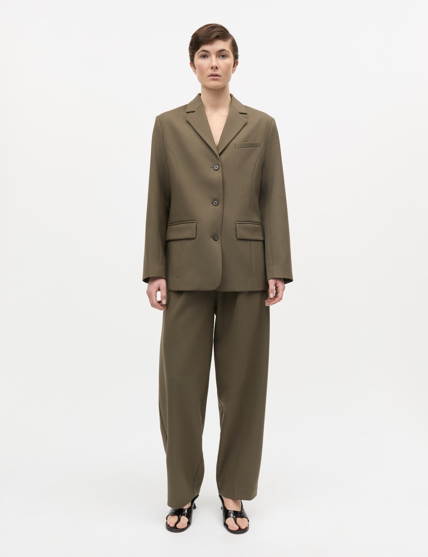 Super Twill Less Blazer, Tarmac
