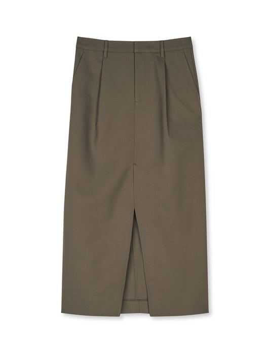 Super Twill Marina Skirt, Tarmac