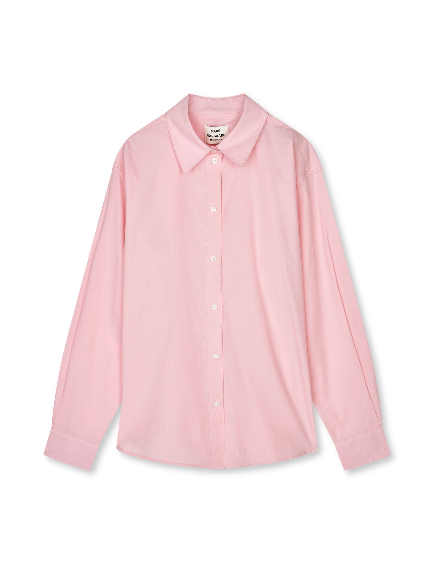 Peach Poplin Shelly Shirt, Fairy Tale Pink
