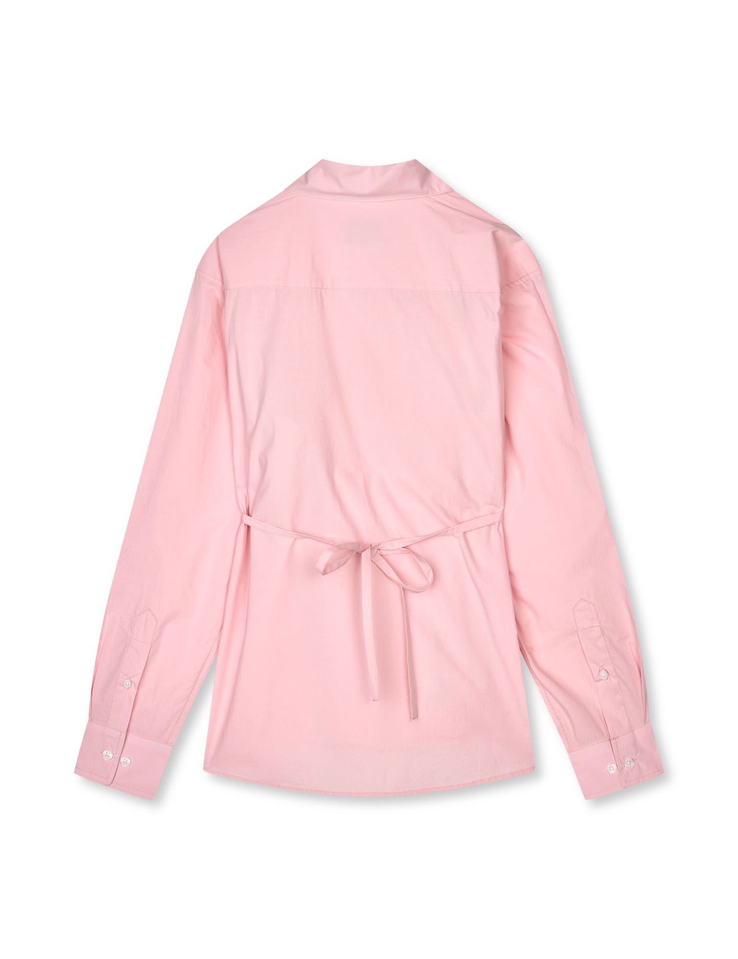 Peach Poplin Shelly Shirt, Fairy Tale Pink