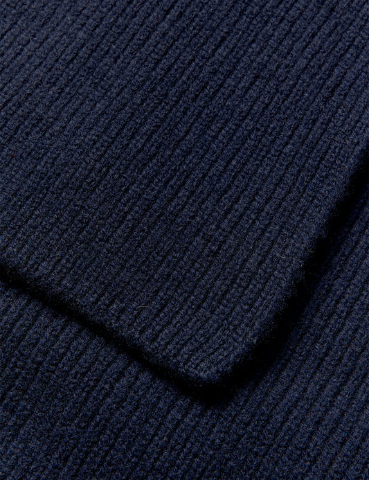 One Wool Freja Hooded Scarf, Sky Captain