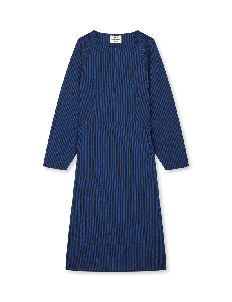 Soft Crease Edel Dress, Sky Captain/Lapis Blue – MADS NØRGAARD