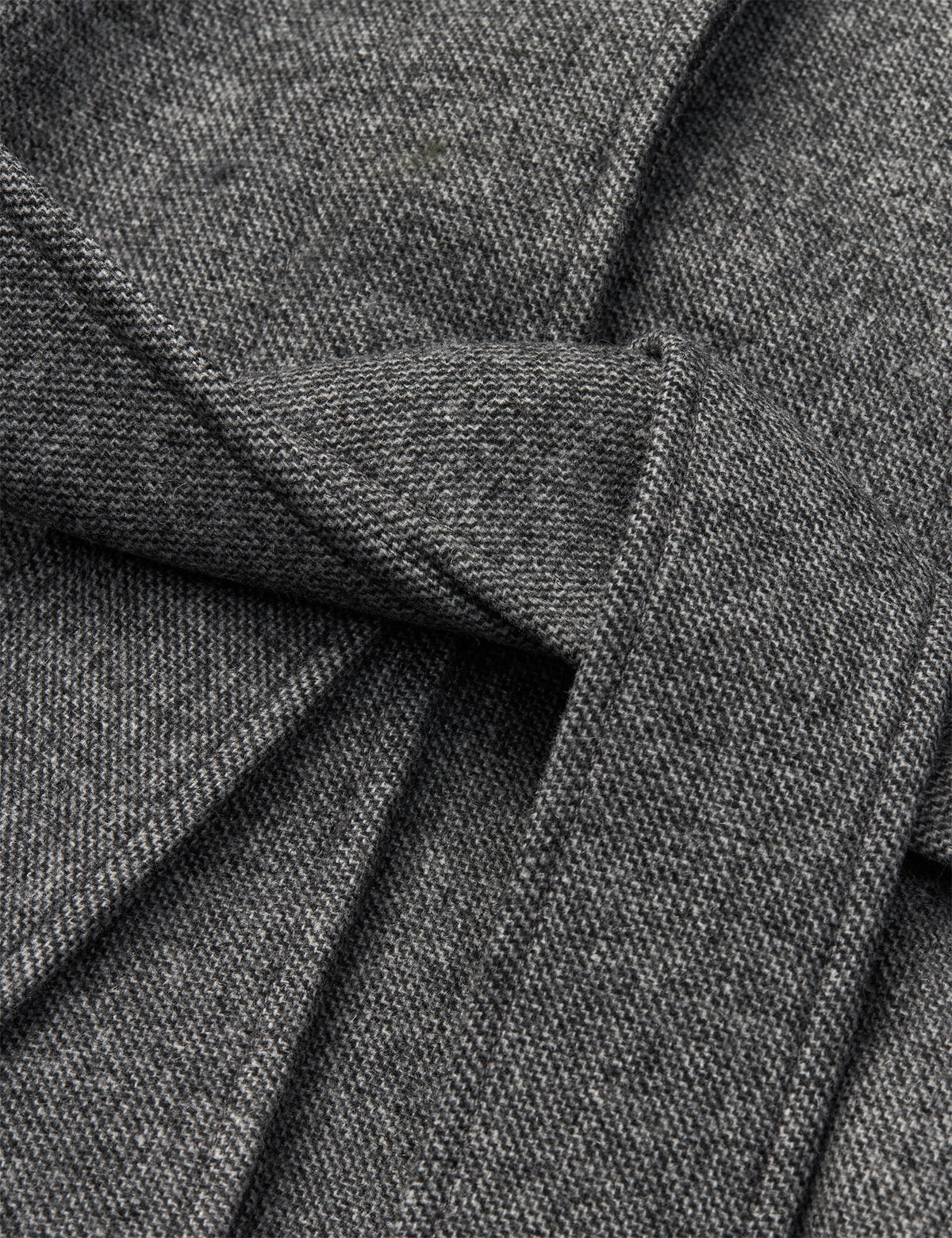Bond Wool Ingeborg Coat, Dark Grey Melange