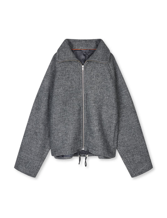 Bond Wool Lotta Jacket, Dark Grey Melange