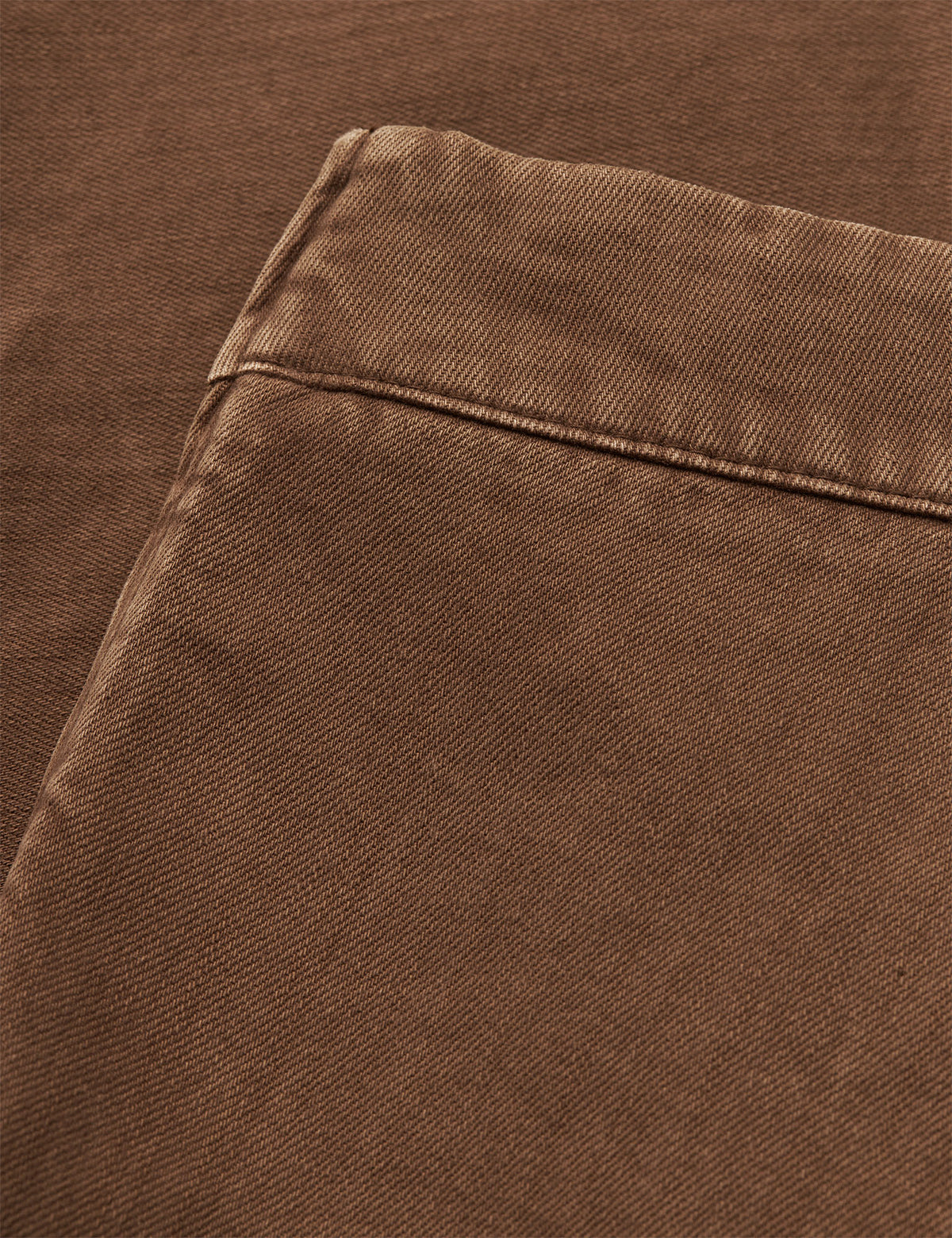 Soil Denim Stelly Skirt, Cocoa