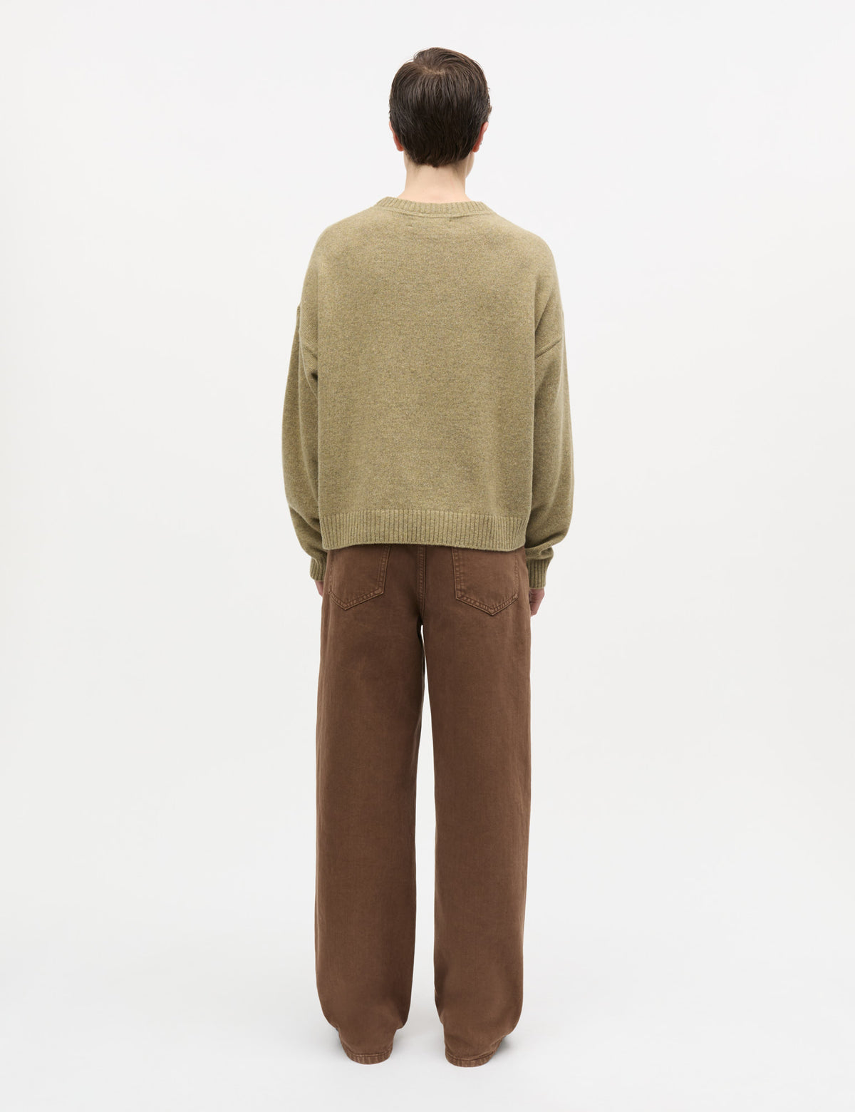 Yota Knit Tilona Sweater, Silver Sage/Parisian Night