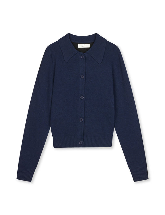 Yota Knit Katrine Cardigan, Parisian Night/Black