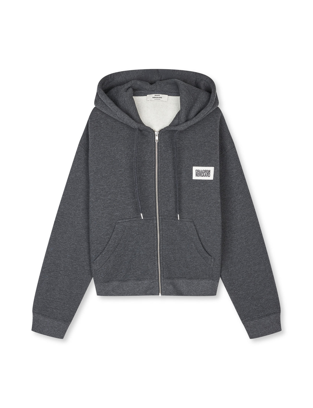 Standard Bobo Hood Sweatshirt, Dark Grey Melange