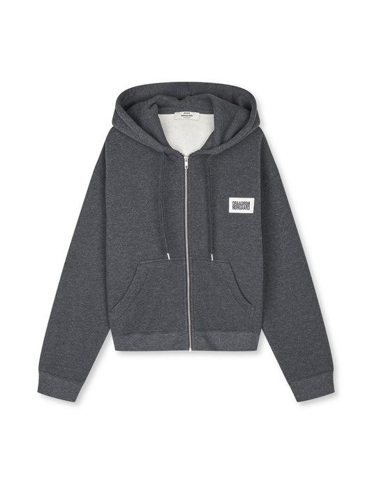 Standard Bobo Hood Sweatshirt, Dark Grey Melange
