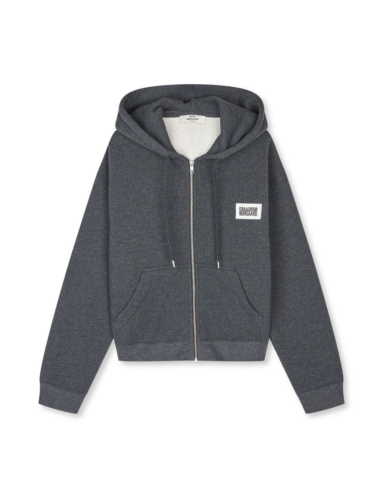 Standard Bobo Hood Sweatshirt, Dark Grey Melange – MADS NØRGAARD