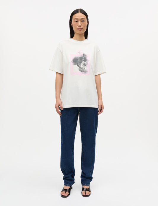 Cotton Jersey Dassel Tee, Snow White
