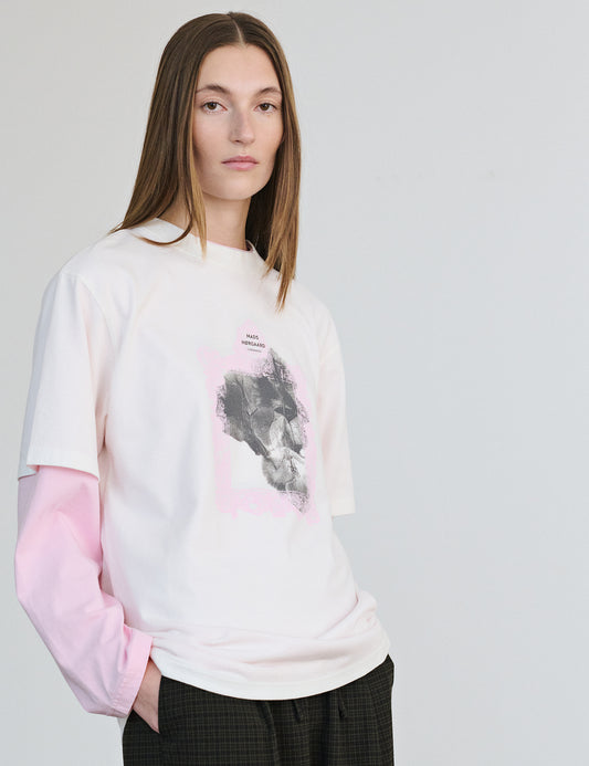 Cotton Jersey Dassel Tee, Snow White