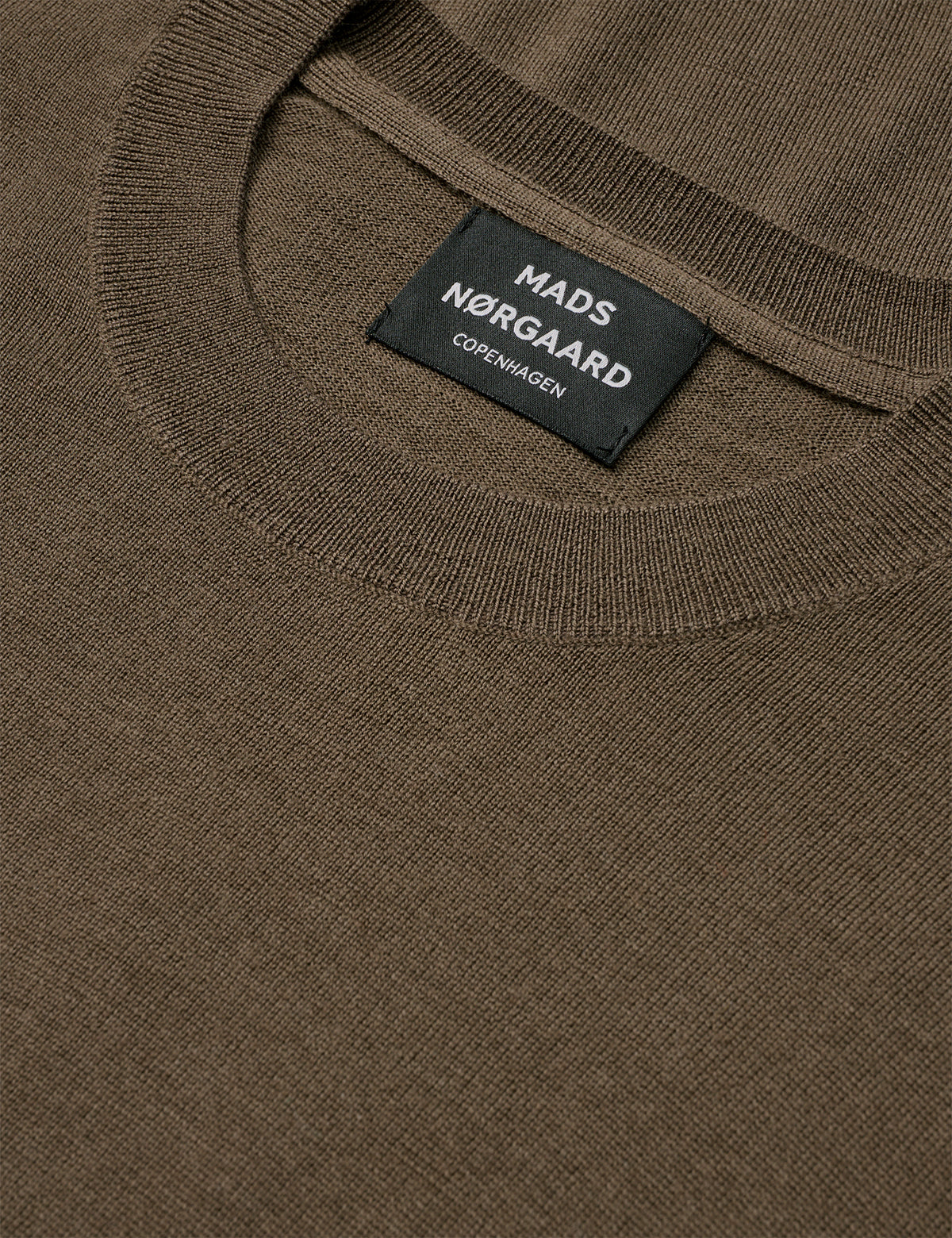 Merino Wool Contrast Jules Knit, Tarmac