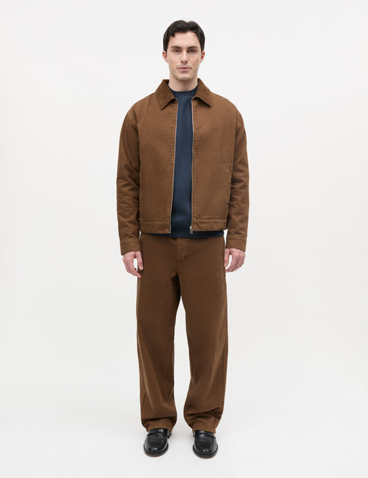 Soil Denim Norton  Jacket, Cocoa