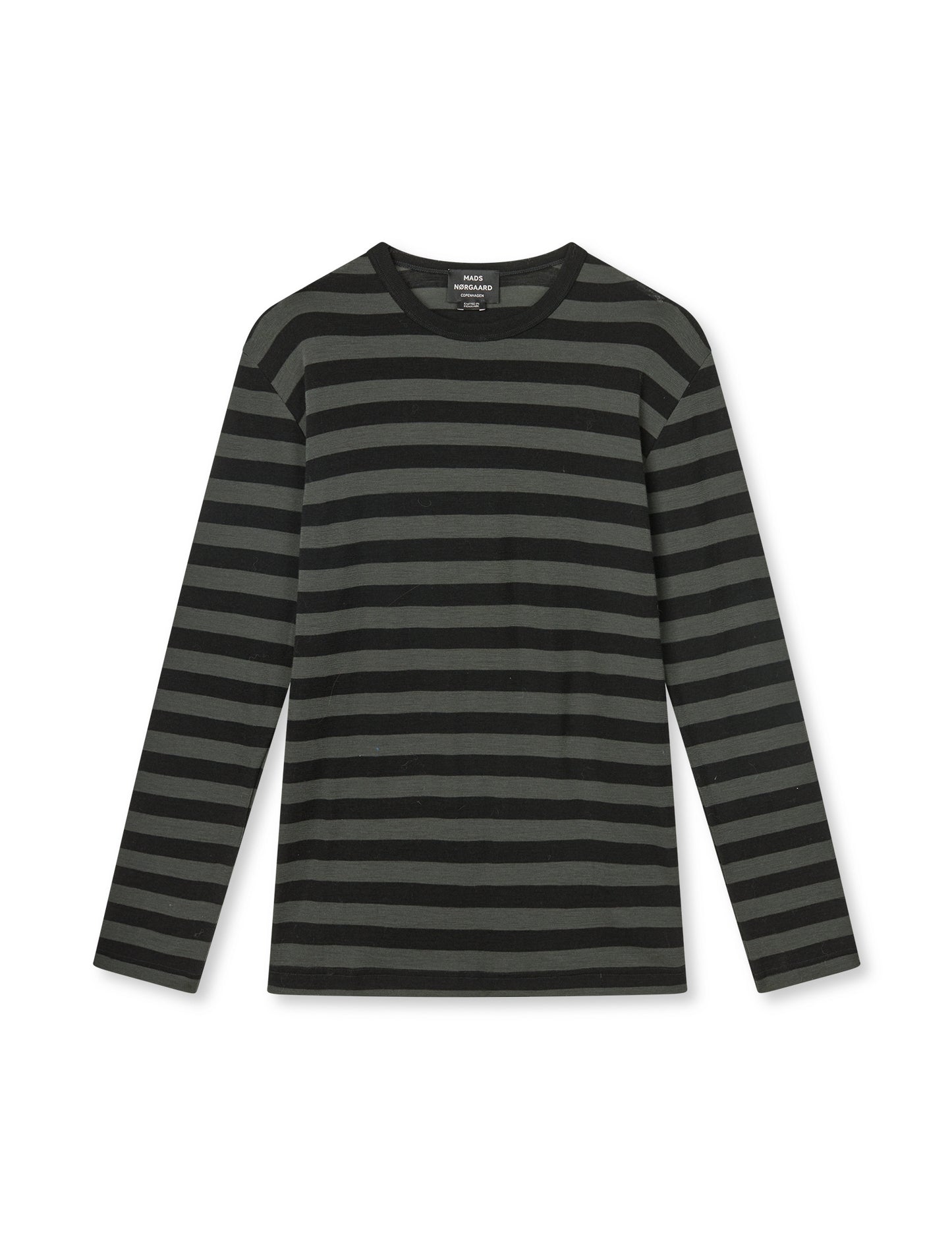 Fine Wool Tobias Knit, Tarmac/Black ST.