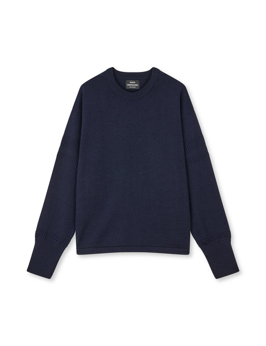 Wool Kjeld Knit, Sky Captain