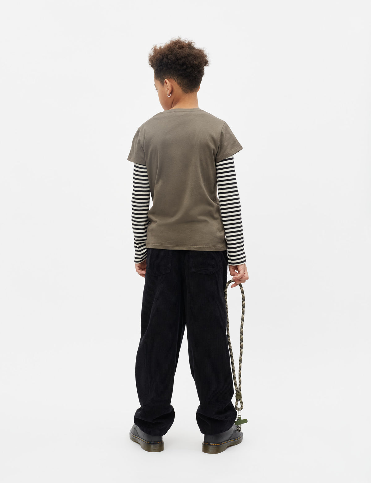 Cordy Penni Pants, Jet Black