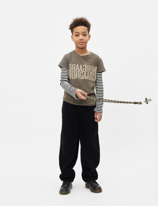 Cordy Penni Pants, Jet Black
