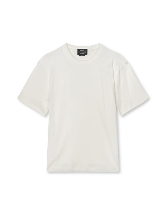Klassik Rib Esben Tee, White