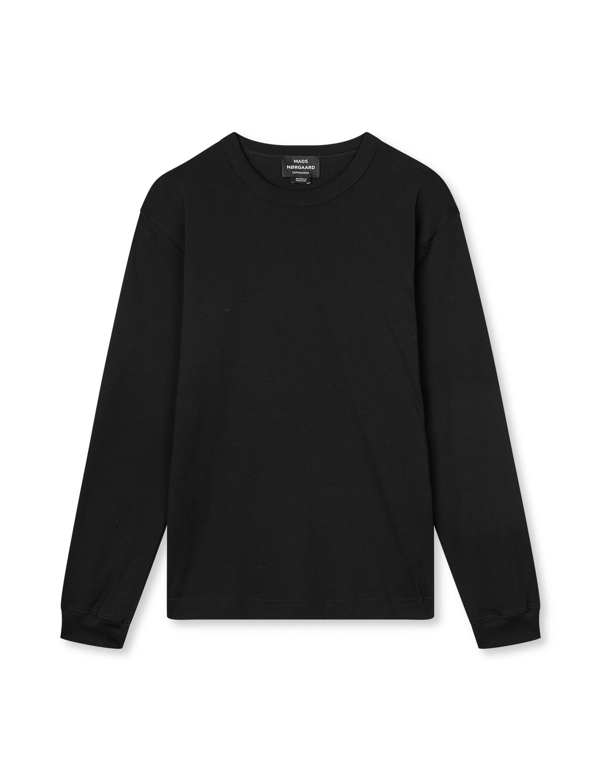 Klassik Rib Esben LS Tee, Black