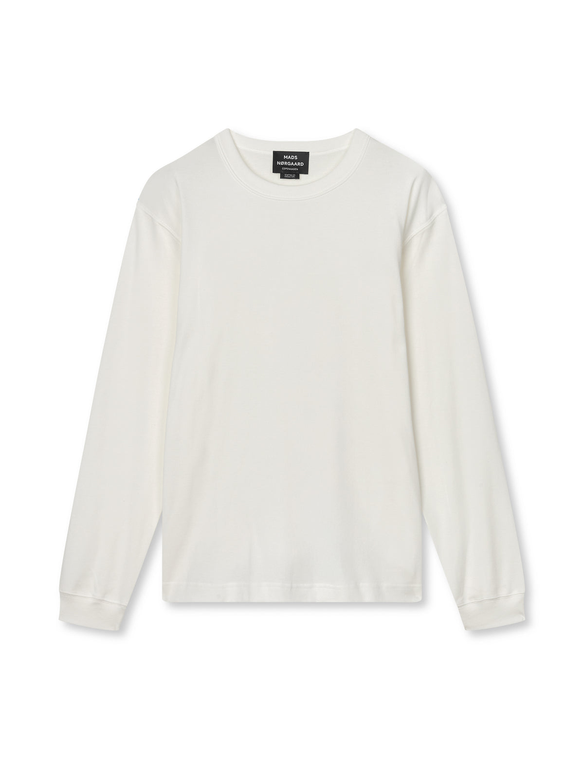 Klassik Rib Esben LS Tee, White