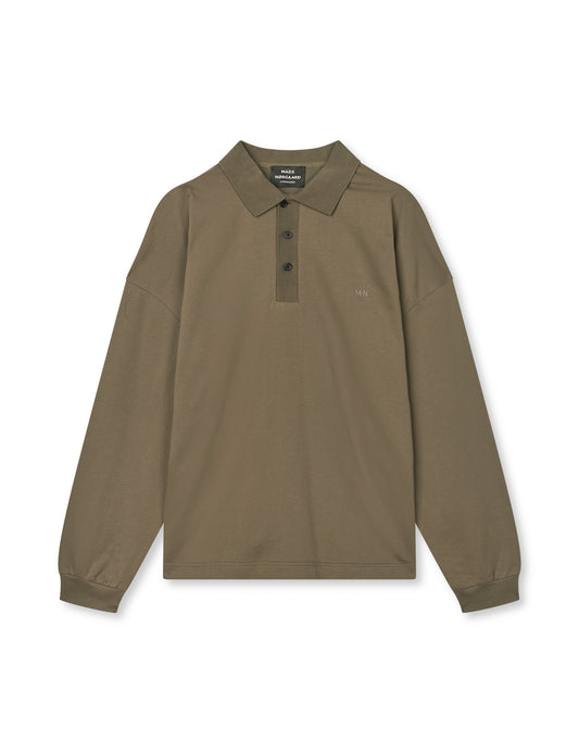 Light Terry Polo Sweat, Tarmac