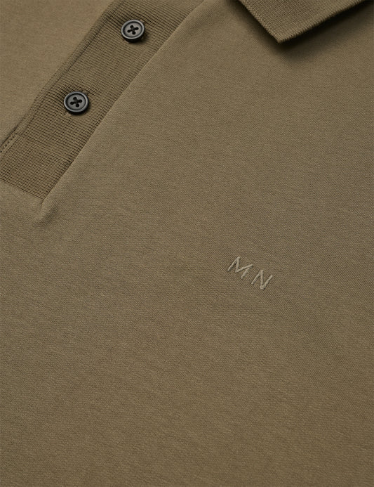 Light Terry Polo Sweat, Tarmac