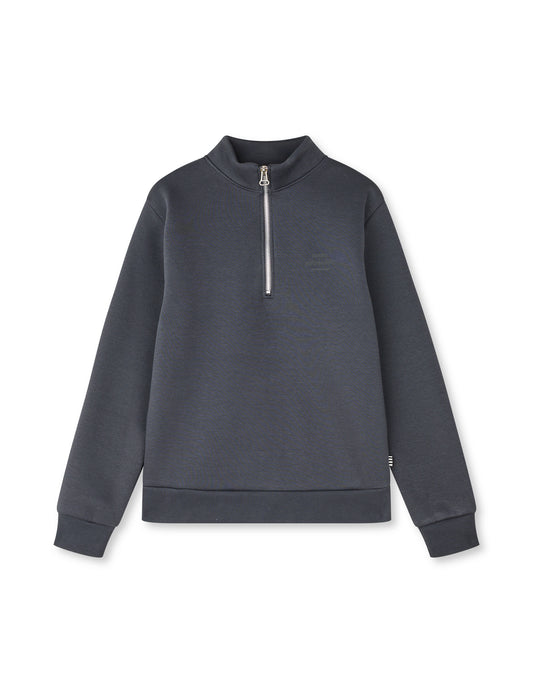 Mix Sweat N Crewie Half Zip Sweatshirt, Asphalt