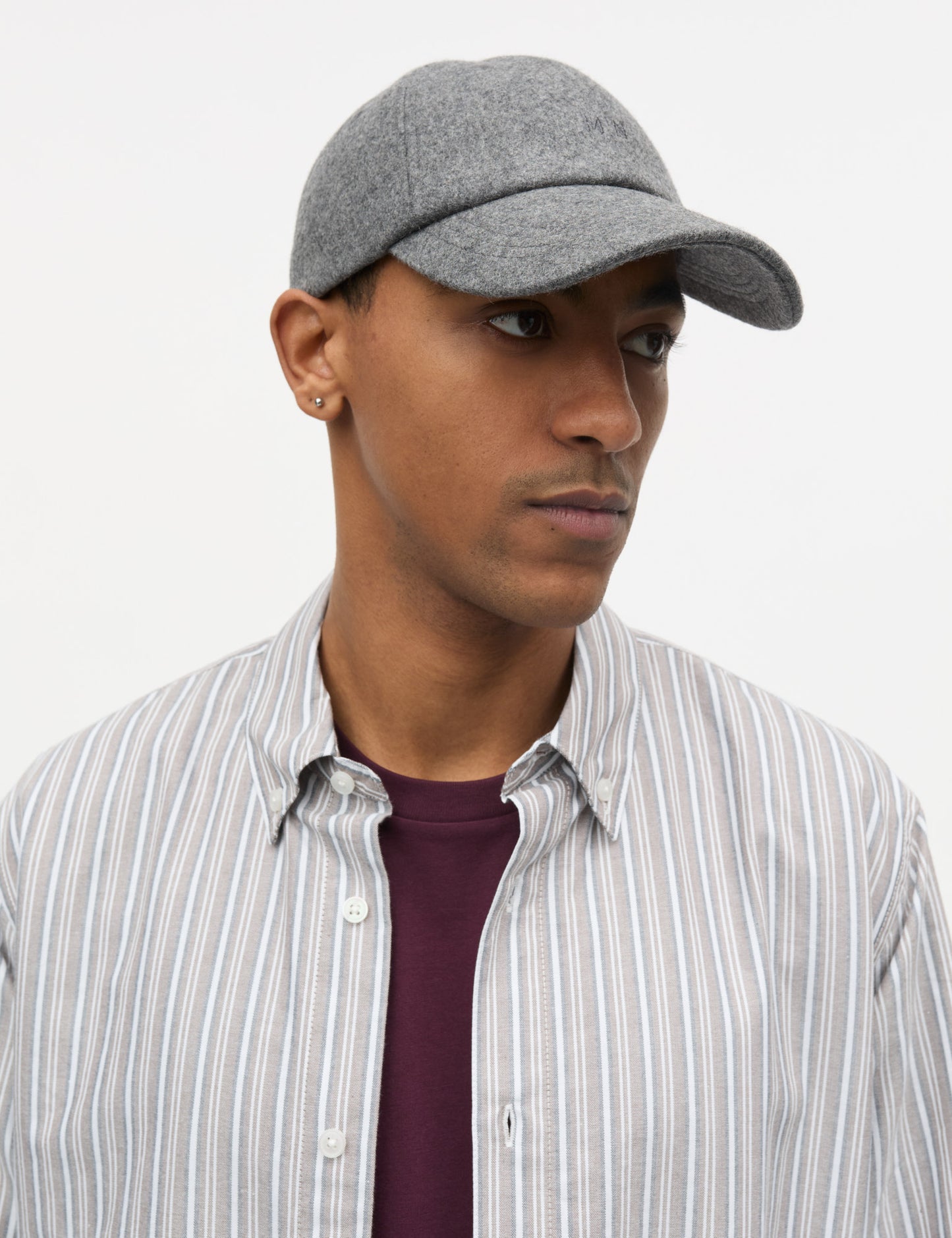 Urban Wool Coal MN Cap, Dark Grey Melange