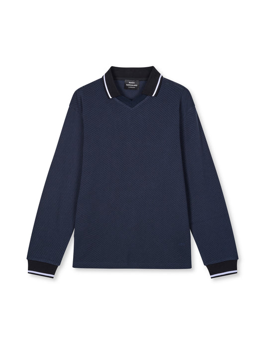 Throwback Lyonel Polo LS, Sky Captain
