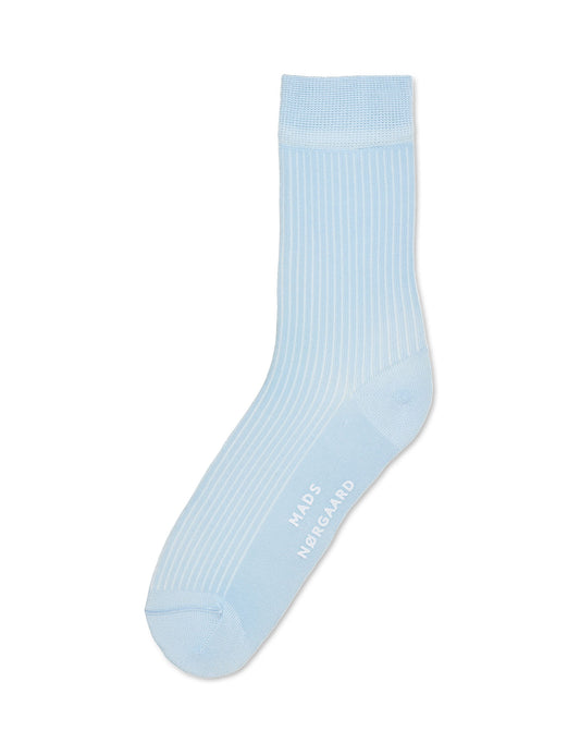 Knit Viscose Azra Sock, Cerulean