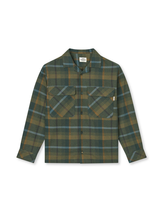 Brushed Flannel Lukas Shirt, Tarmac Check