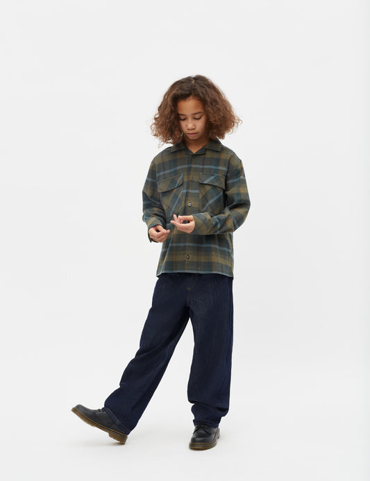 Brushed Flannel Lukas Shirt, Tarmac Check