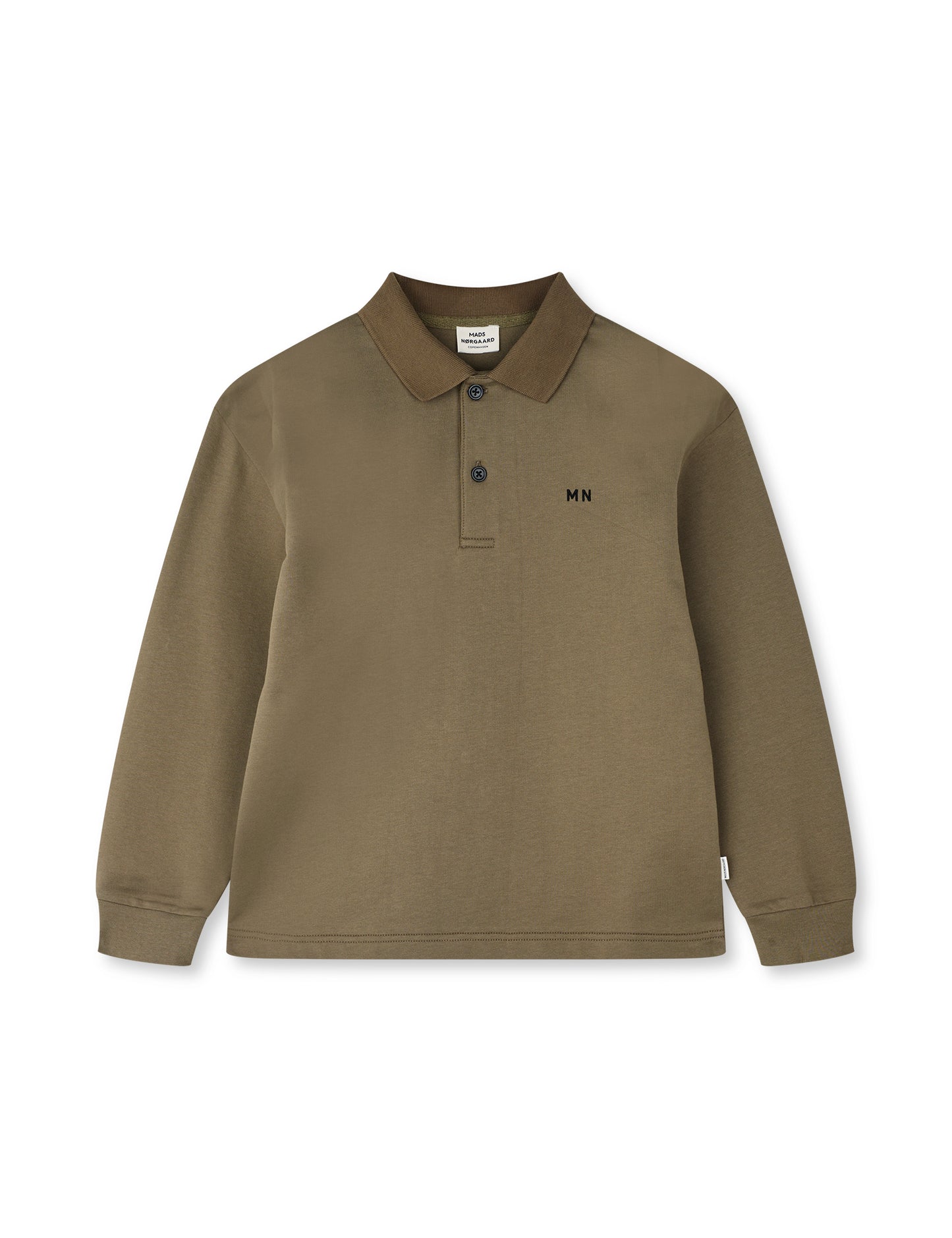 Light Terry Jan Polo L/S, Tarmac