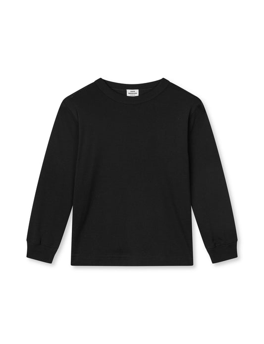 Klassik Rib Elliot LS Tee, Black