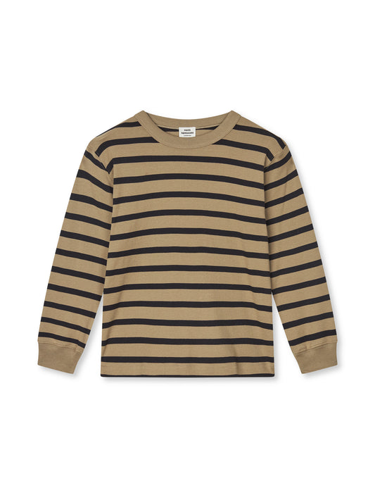 Klassik Rib Elliot LS Tee, Overland Trek/Black