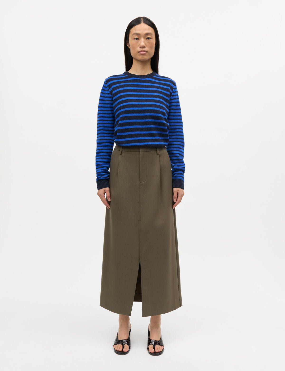 Amber Ingrid Knit, Sky Captain/Lapis Blue