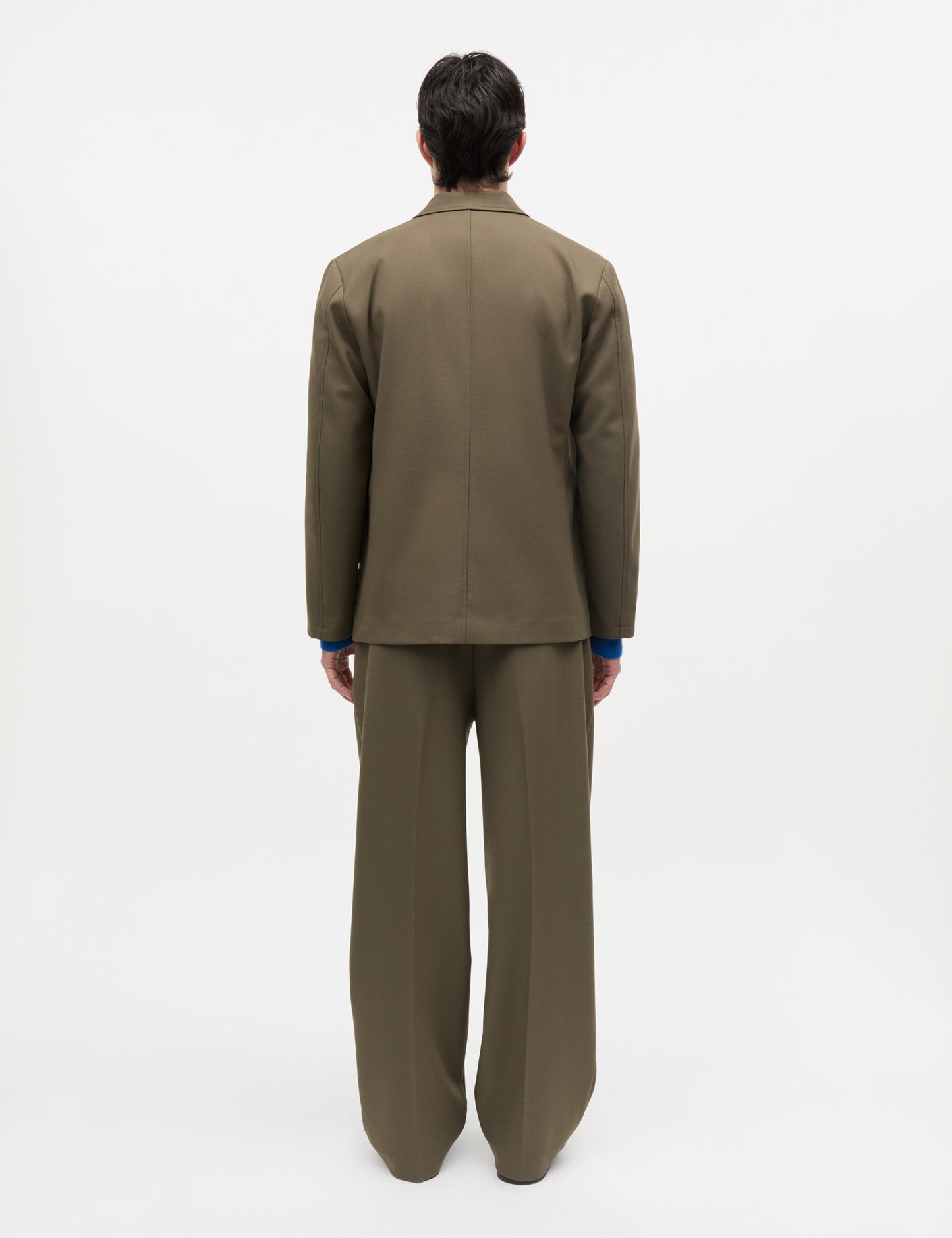Super Twill Louis Blazer Jacket, Tarmac