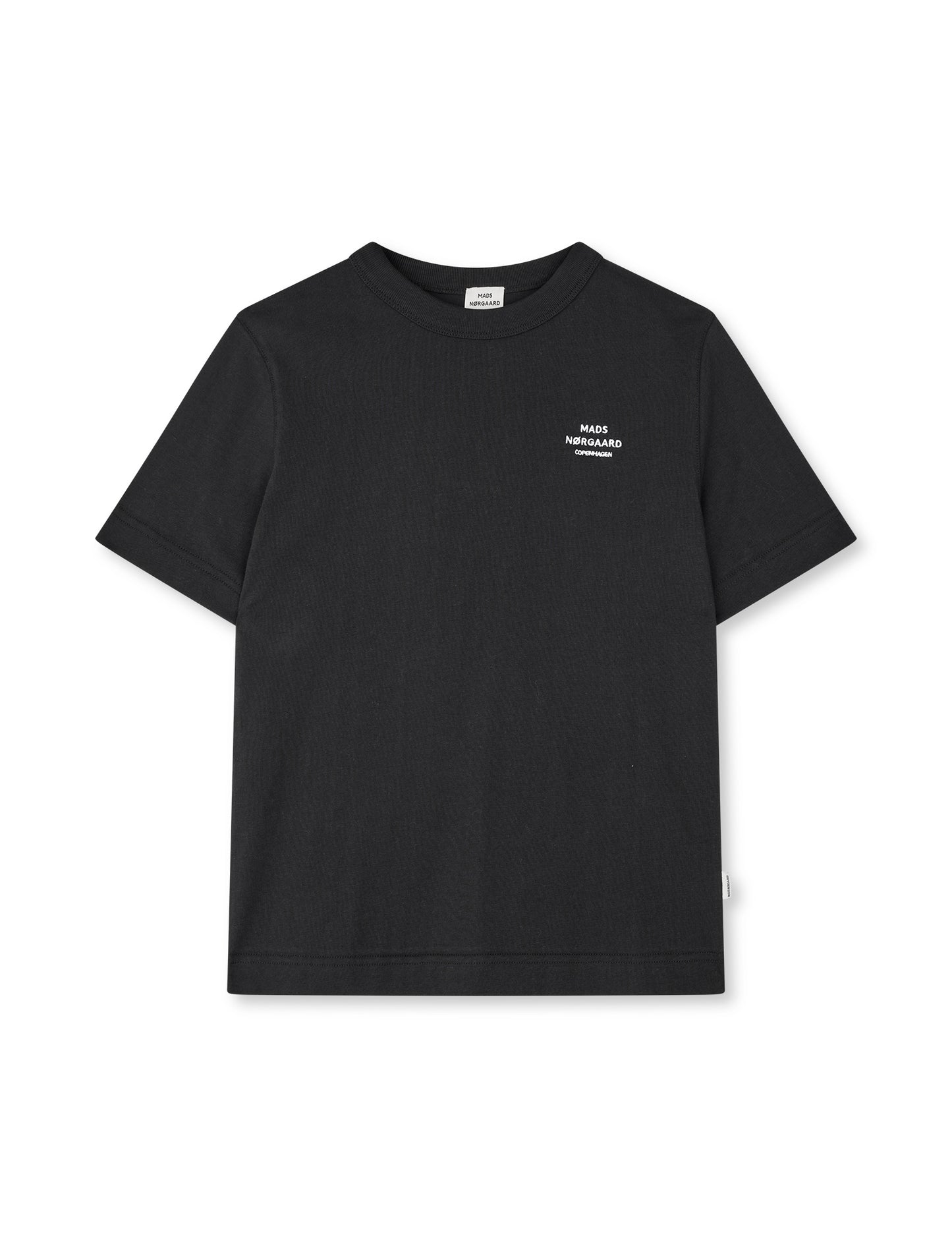 Cotton Jersey Theo Tee, Black